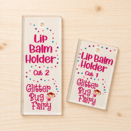 Template Lip Balm square corners 2 piece set
