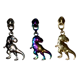 T Rex #5 zipper pull