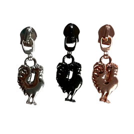 Chicken #5 Zipper Pull