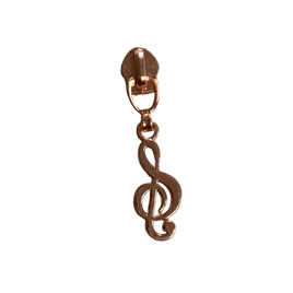 Music Note #5 Zipper Pull