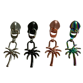 Palm Tree #5 Zipper Pull