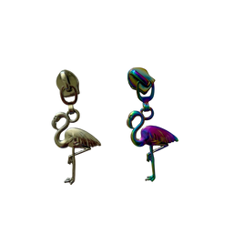 Flamingo #5 Zipper Pull