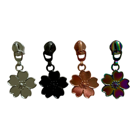 Hawaiian Flower #5 Zipper Pull