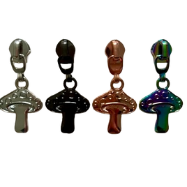 Mushroom #5 Zipper Pull
