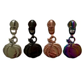 Pumpkin #5 Zipper Pull