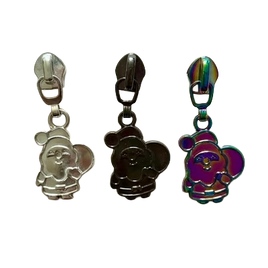 Santa #5 Zipper Pull