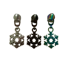 Snowflake #5 Zipper Pull