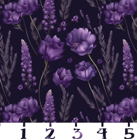 Lavender on Navy Large Scale