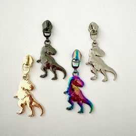 T Rex #5 zipper pull