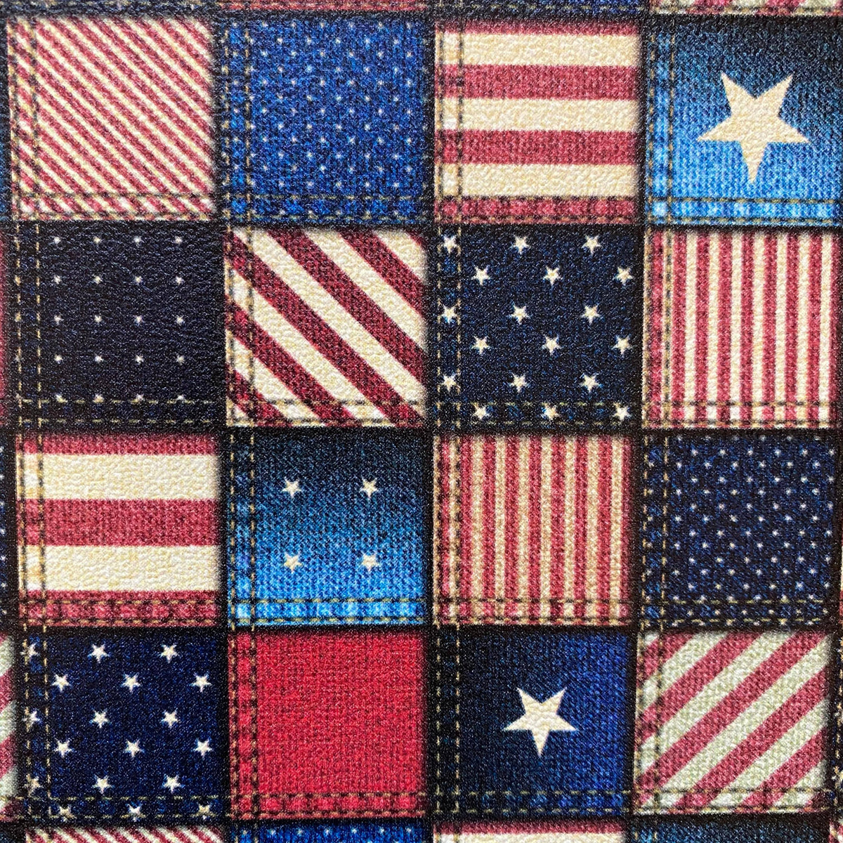 Patchwork Flags USA Flag Patchwork| Glitterbugfairy