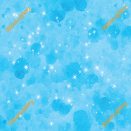 Light Blue Clouds and Stars