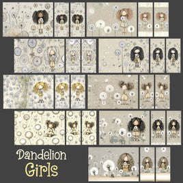 Mini Notebook Covers- Dandelion Girls