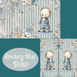 Notebook Cover-7.5x9.75 in Smokey Blue Bear