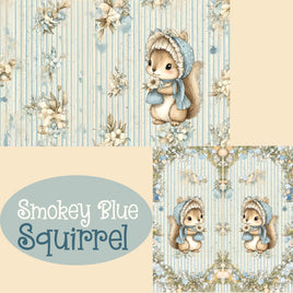 Notebook Cover-7.5x9.75 in Smokey Blue Squirrel