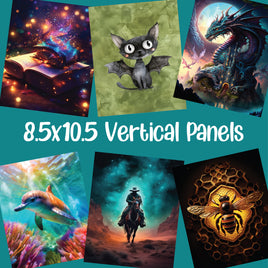 8.5 x 10.5 Printed Vertical Vinyl Panel