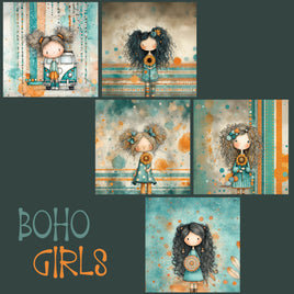 zipper bag panels Boho Girls