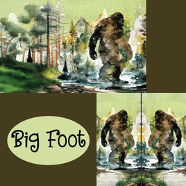 Notebook Cover-7.5x9.75 in Big Foot