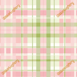 Golf Plaid Pink and Green