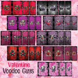 Mini Notebook Covers- Valentine Voodoo Guys