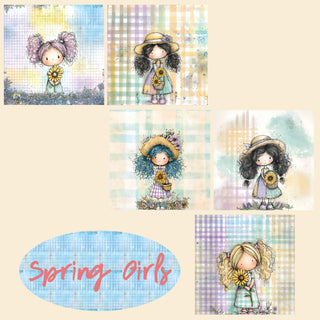 zipper bag panels Spring Girls
