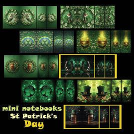 Mini Notebook Covers- St Patrick's Day