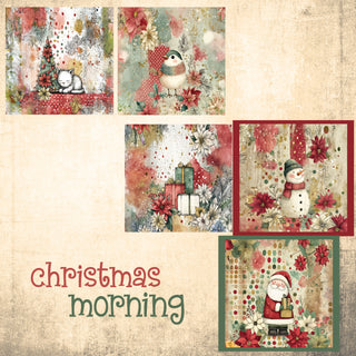 zipper bag panels Christmas Morning