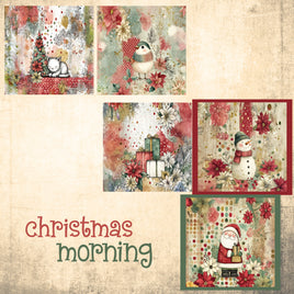 zipper bag panels NEW STYLE Christmas Morning