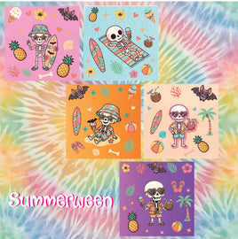 zipper bag panels Summerween