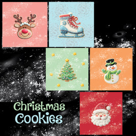 zipper bag panels NEW STYLE Christmas Cookies