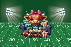 Glitterbug Big Bundle Football cow Green