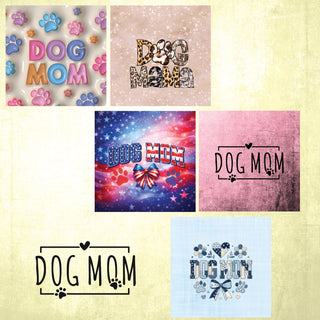 zipper bag panels Dog Mom