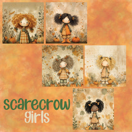 zipper bag panels Scarecrow Girls