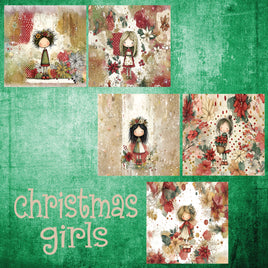 zipper bag panels NEW STYLE Christmas Girls