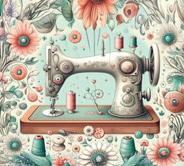 Glitterbug Big Bundle Sewing Peach and Teal