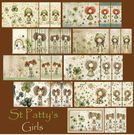 Mini Notebook Covers- St Patty's Girls