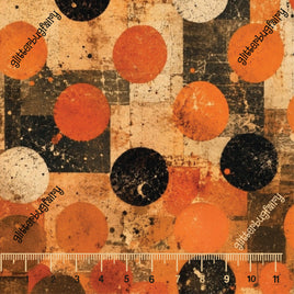 Grunge Halloween Big Circles