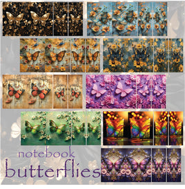 Mini Notebook Covers- Butterflies