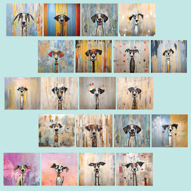 zipper bag panels NEW STYLE Doggos Gift Card (4.5x5) Jumbo