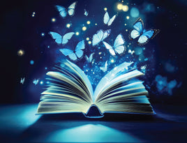 Tote Panel Book with Butterflies