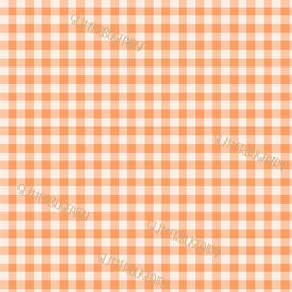 Gingham Plaid Orange