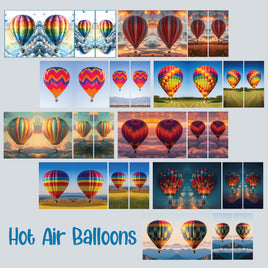 Mini Notebook Covers- Hot Air Balloons