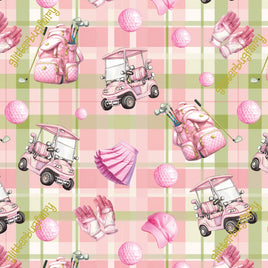 Golf Pink and Green