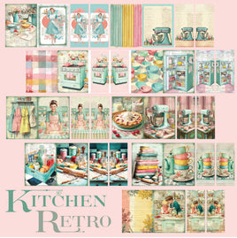 Mini Notebook Covers- Kitchen Retro