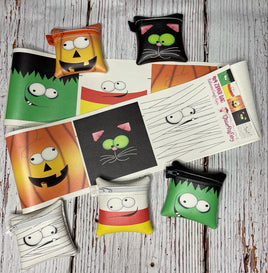 zipper bag panels NEW STYLE Halloween Googly Guys