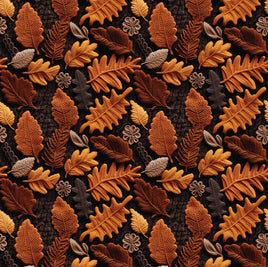 Autumn Embroidery Leaves