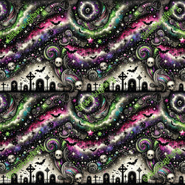 Halloween Graveyard Swirl