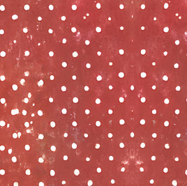 Christmas Dots on Red