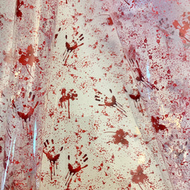 Clear Blood Splatter TPU
