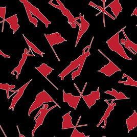 Color Guard Red on Black