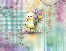 Tote Panel Easter Chick